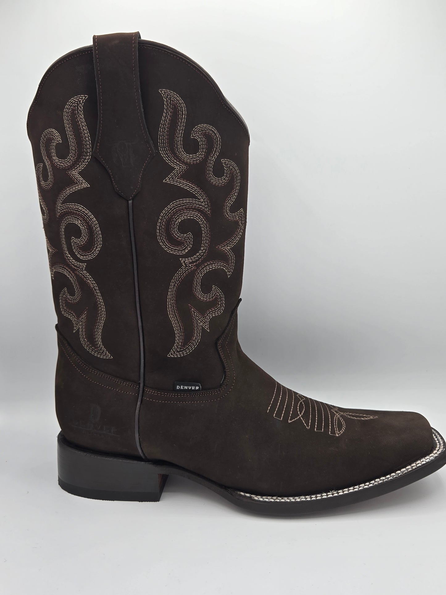 Denver Mens Alfa Nobuck Leather Boot -Brown