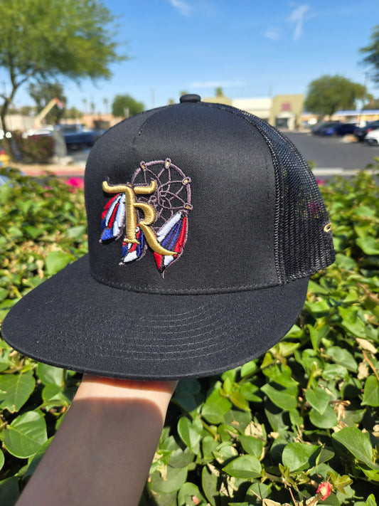 Texas Ranch Dream Catcher Flat Trucker Cap