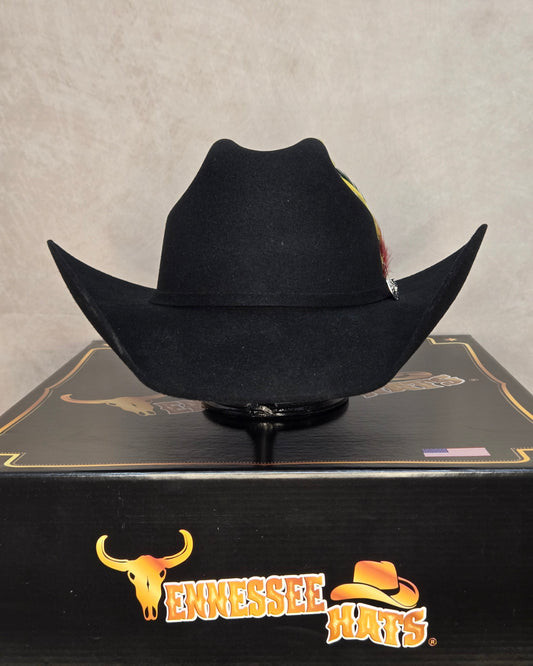 Tennessee Hats 100x Maverick Texana Wool Felt Hat - Blak
