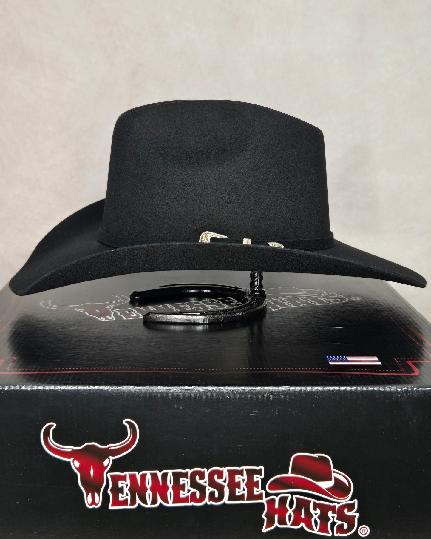 Tennessee Hats 6X Indiana Alta Texana Wool Felt Hat -Black