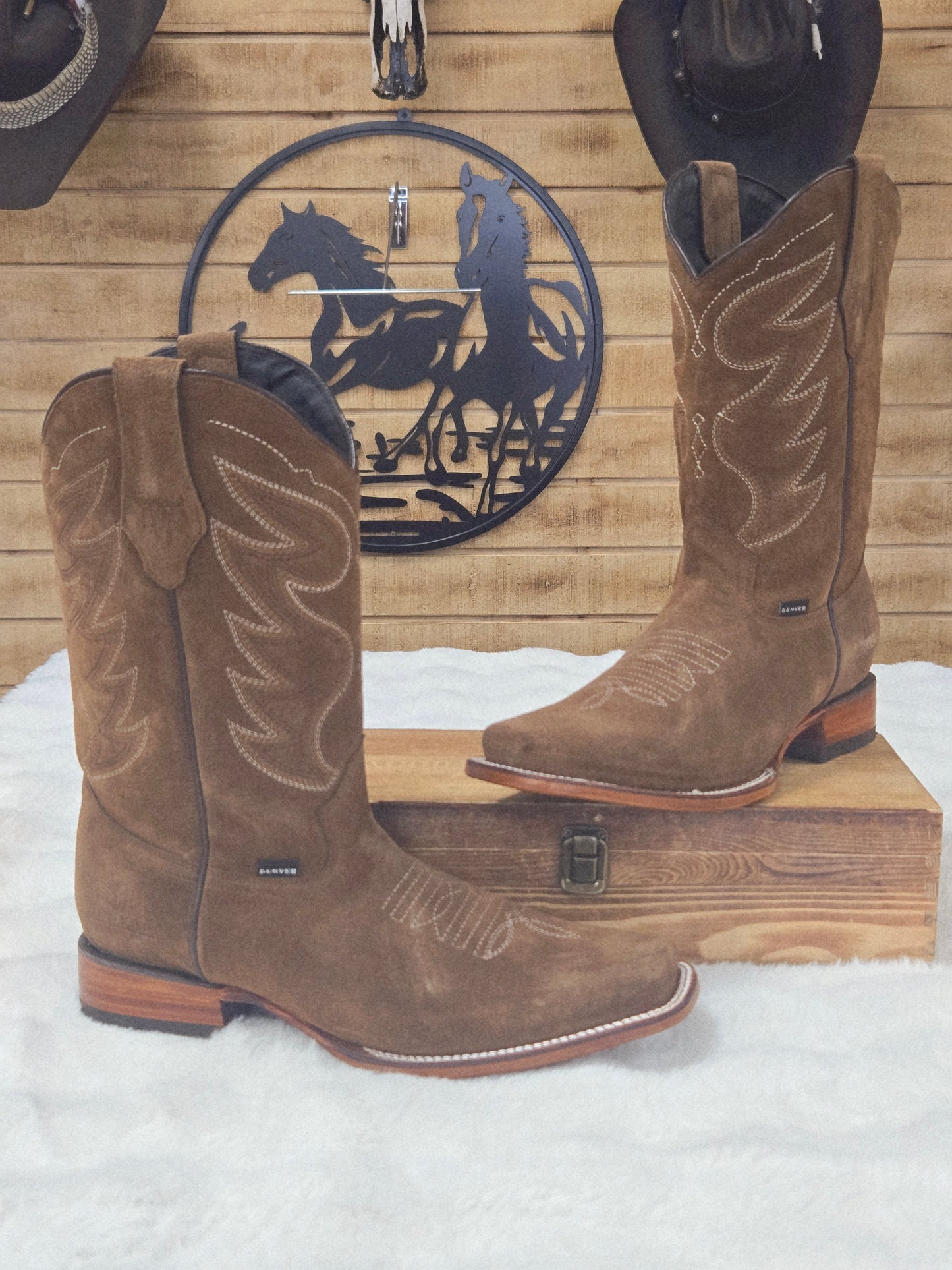 Denver Mens Alfa Gamuza Boot - Brown