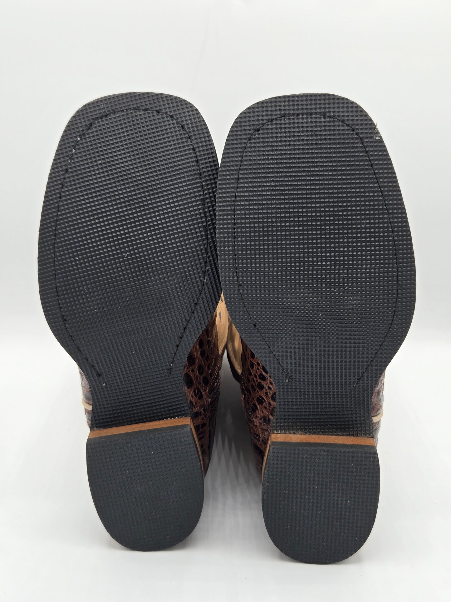 Hooch Kids Caiman Print Boots - Cafe