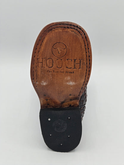 Hooch Kids Woven Boots - Chocolate