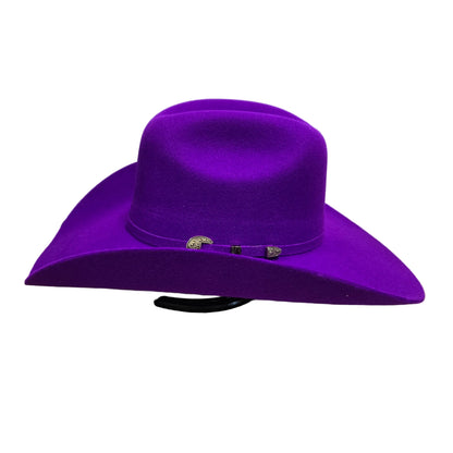 Tombstone 20x Purpura Este Oeste Wool Felt Texana Felt Hat