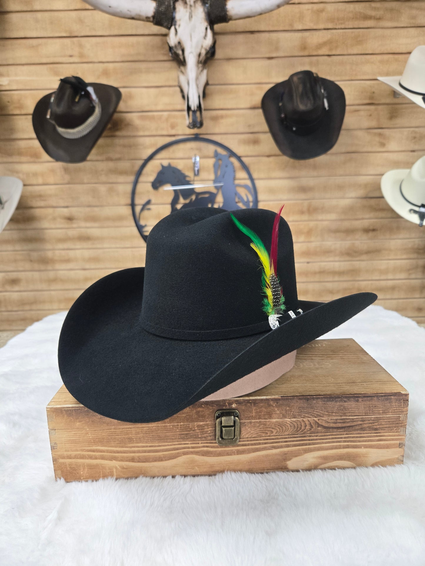 Potrero 30x Parrandero Wool Felt Hat - Grey,Black,Chocolate,Beige