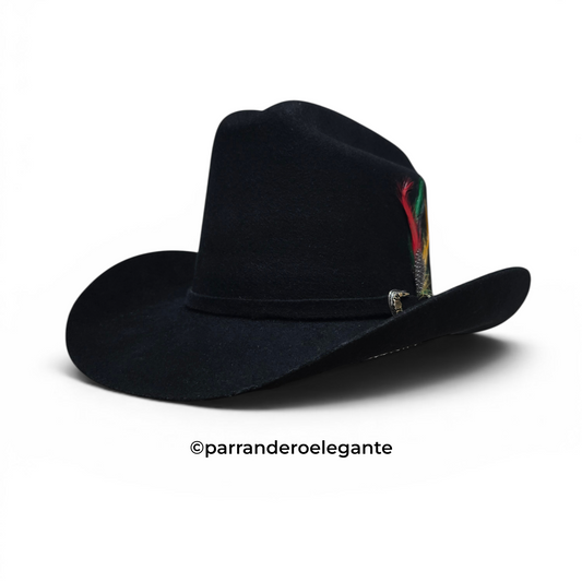 Tombstone 20x El Viejon Texana Wool Felt Hat - Black