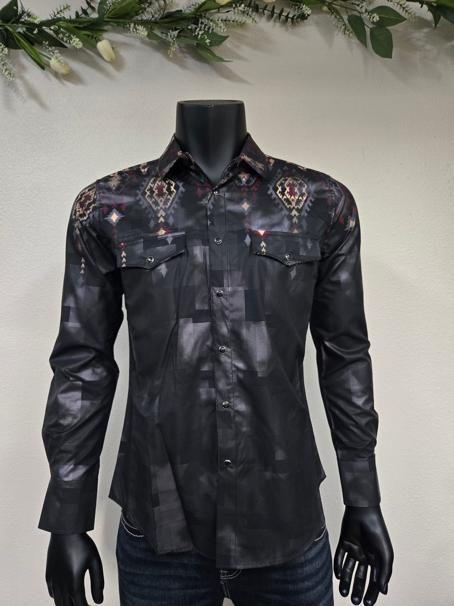 Montero Mens Checkered Long Shirt - MT0466