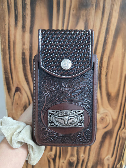 Rectangular Bull Buckle Funda Phone Case XL