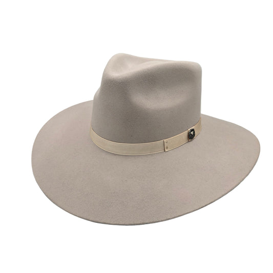 White Diamond Bunbury Wool Felt Hat
