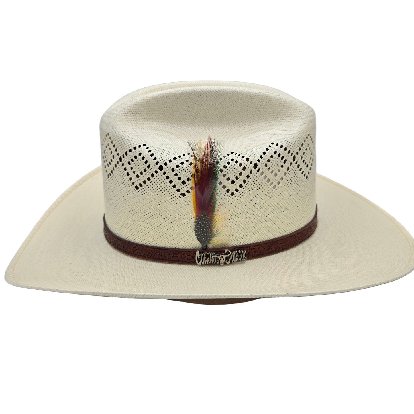 Cuernos Chuecos 100X Johnson Double Diamond Vent Shantung Hat