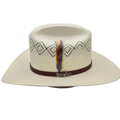 Cuernos Chuecos 100X Johnson Double Diamond Vent Shantung Hat