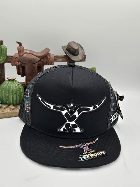 Texhorn Youth Cowprint Gorra Trucker Hat