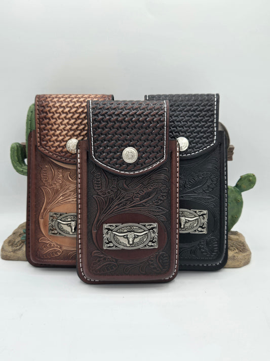 Rectangular Bull Buckle Funda Phone Case XL