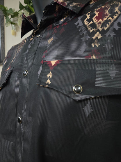 Montero Mens Checkered Long Shirt - MT0466