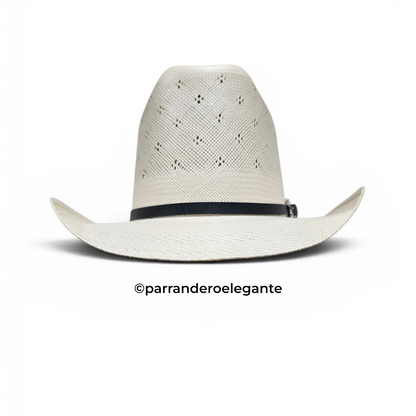 White Diamond 200x Viejon Flower Vent Ala Chica w/ Feather Sombrero