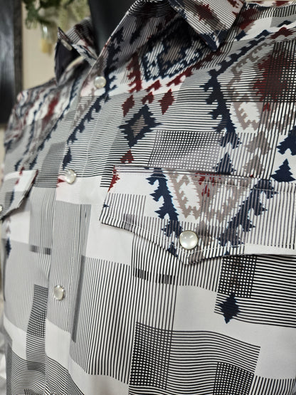 Montero Mens Checkered Long Shirt - MT0466