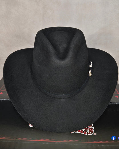 Tennessee Hats 6X Indiana Alta Texana Wool Felt Hat -Black
