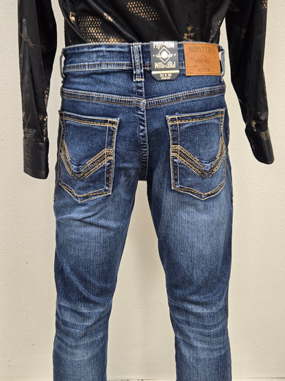 Montero Mens Bootcut Jean - Blue MT4664