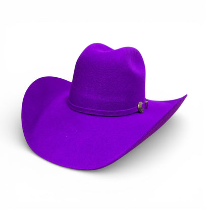 Tombstone 20x Purpura Este Oeste Wool Felt Texana Felt Hat