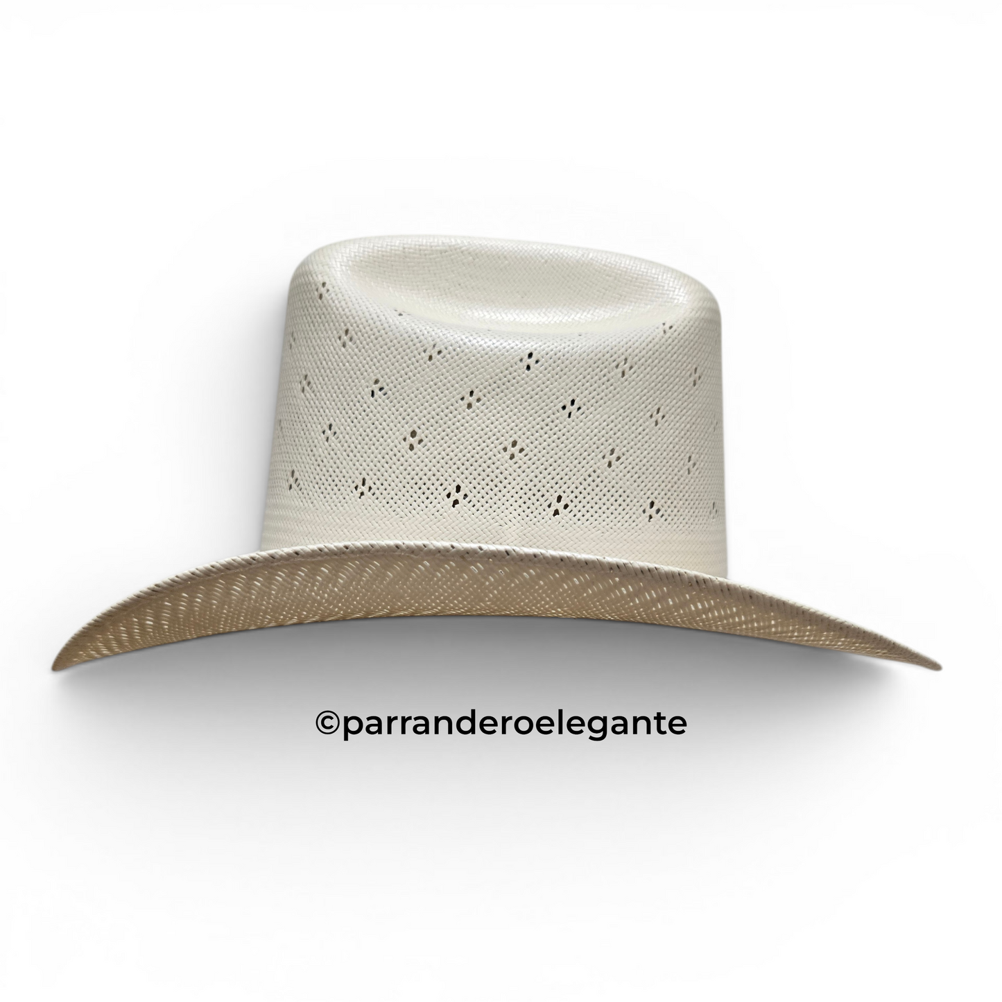 White Diamond 200x Viejon Flower Vent Ala Chica w/ Feather Sombrero