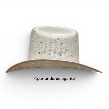 White Diamond 200x Viejon Flower Vent Ala Chica w/ Feather Sombrero