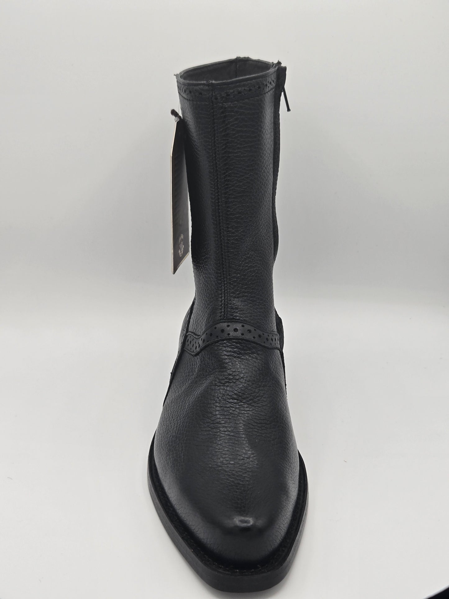 Los Altos Mens Deer Dress Boot - Black 8305