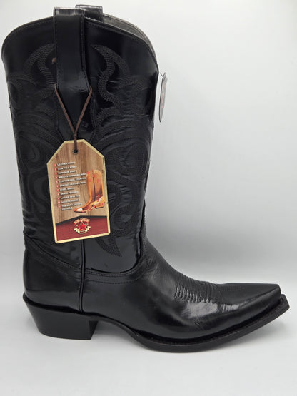Los Altos Mens Camelon Snip Toe - Black