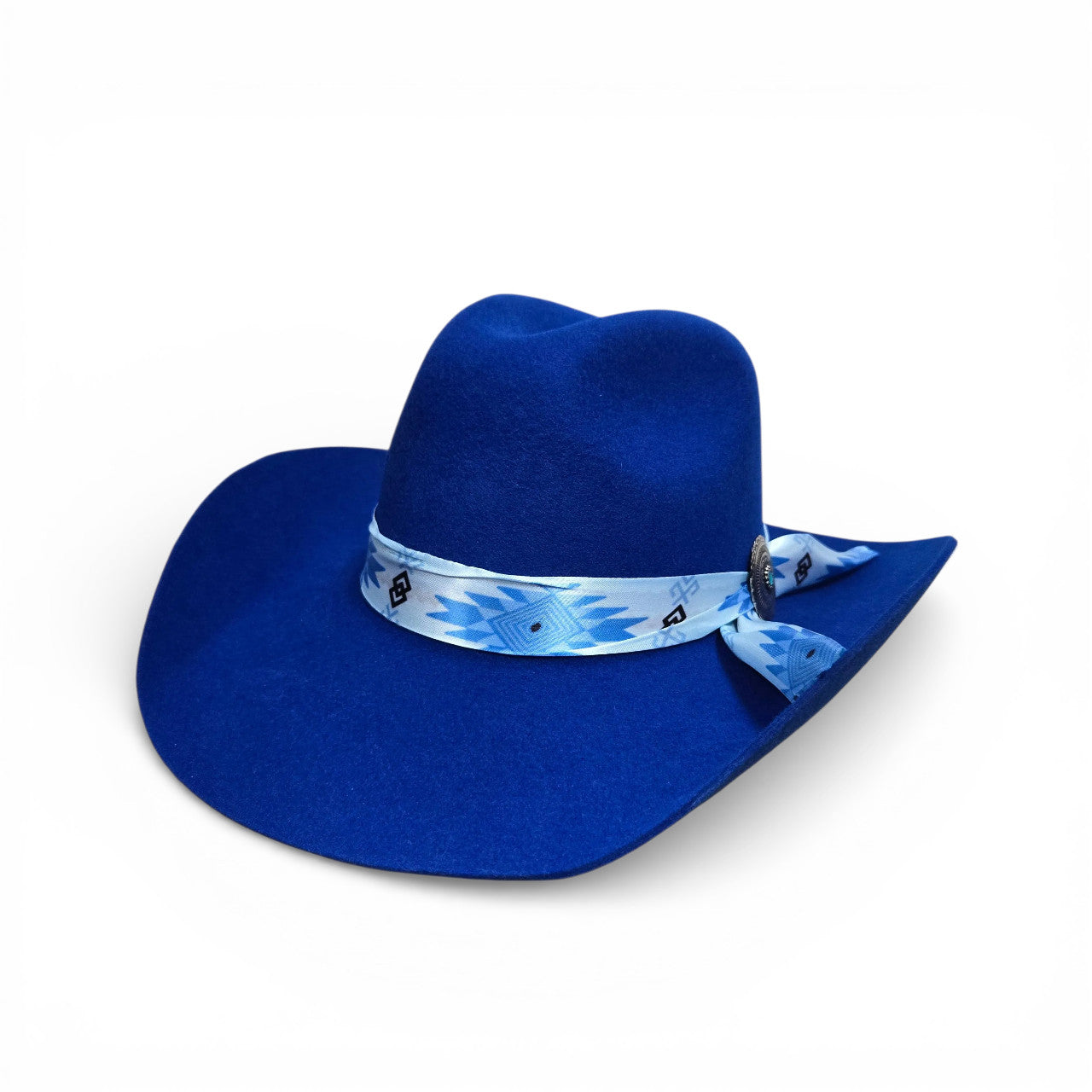 Stone 100X Denver Wool Felt Texana Hat - Blue