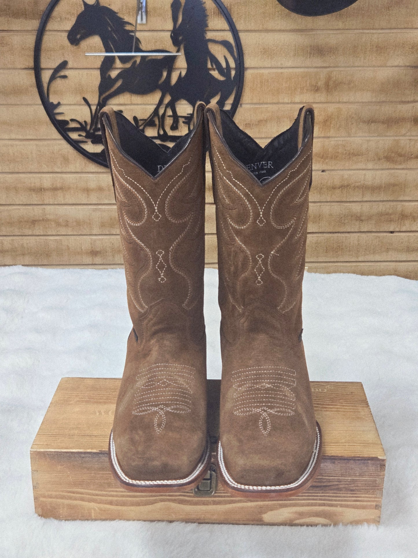 Denver Mens Alfa Gamuza Boot - Brown