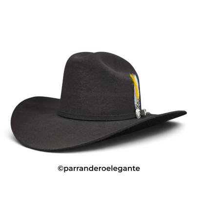 Austin Hats Sinaloa Texana Wool Felt Hat - Dark Chocolate
