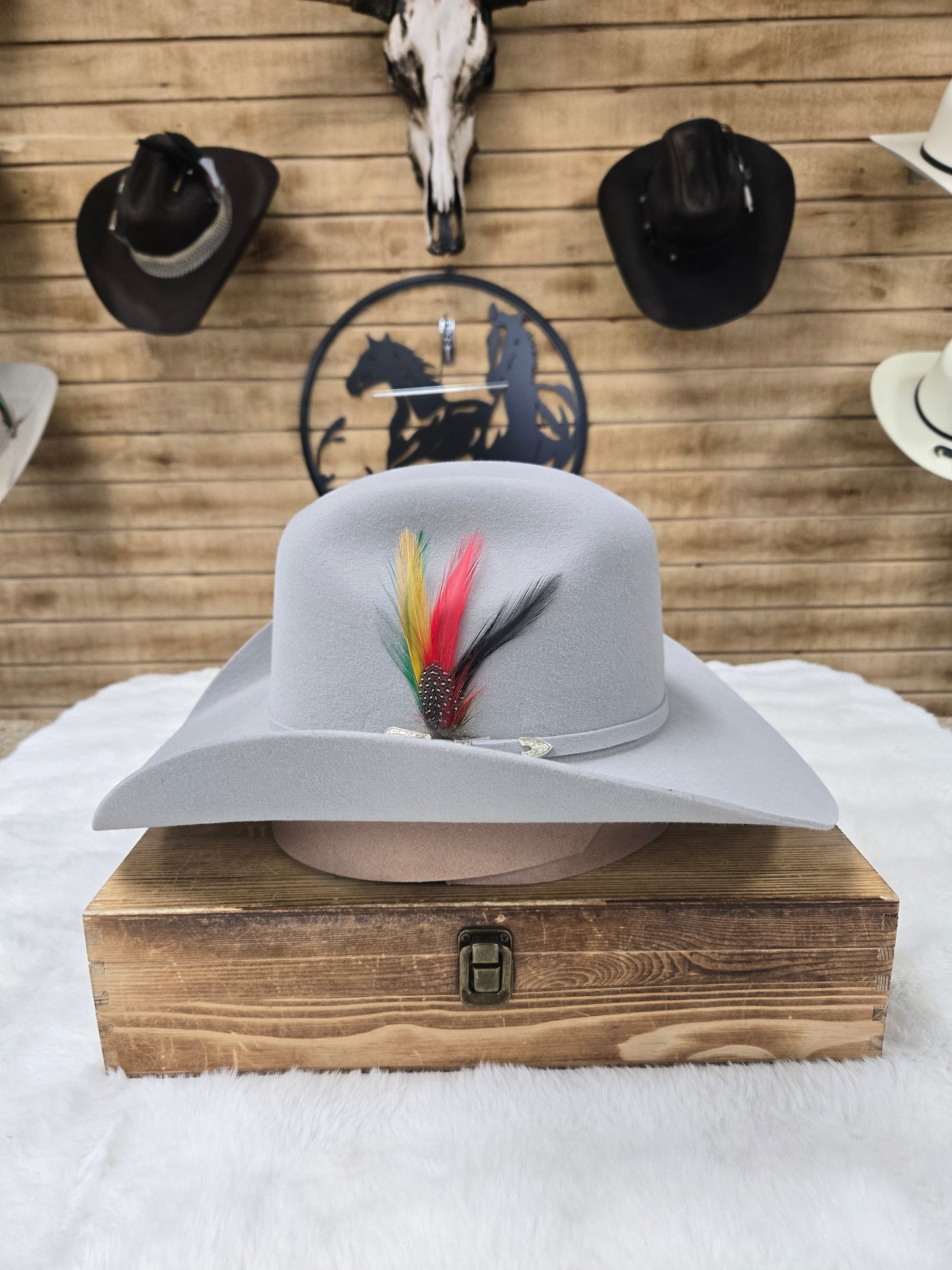Potrero 30x Parrandero Wool Felt Hat - Grey,Black,Chocolate,Beige