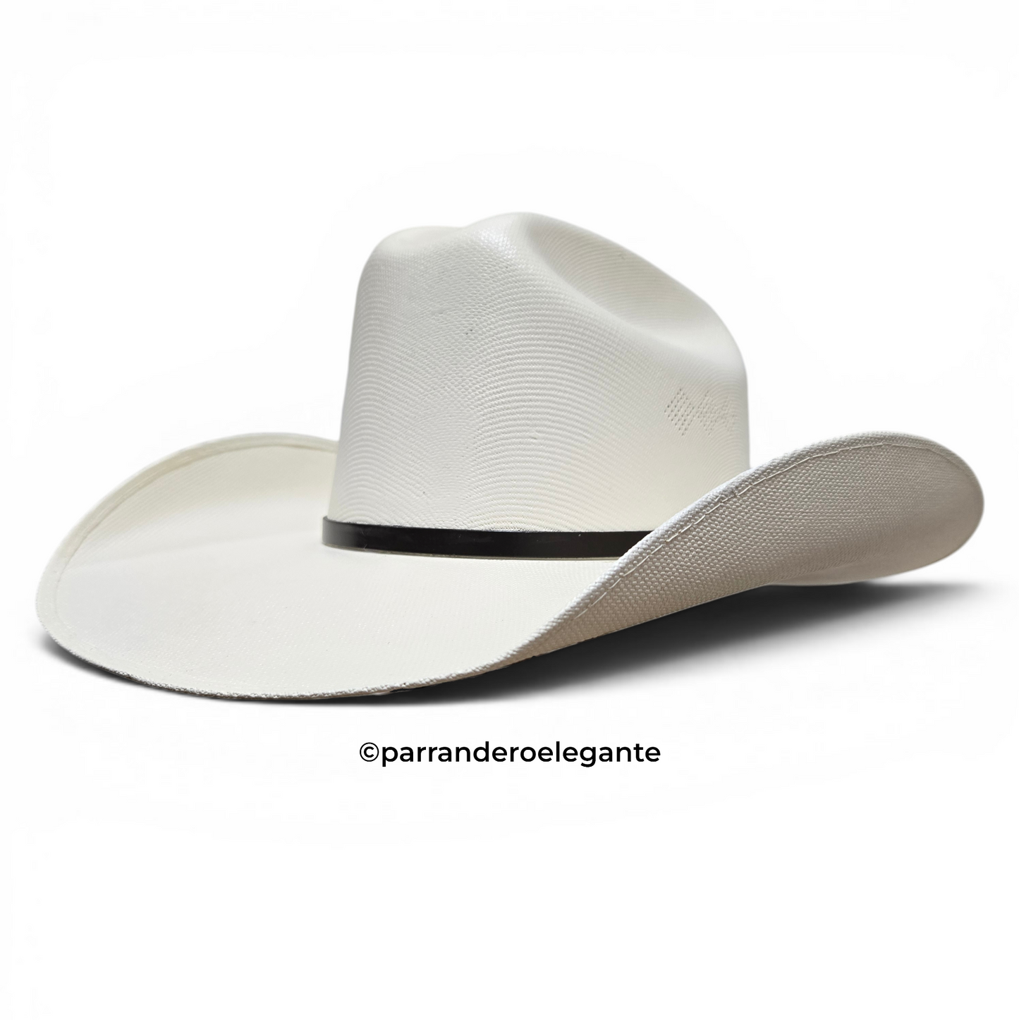 Heredero Rodeo Wide Brim Cattleman Crown Telar Sombrero Hat