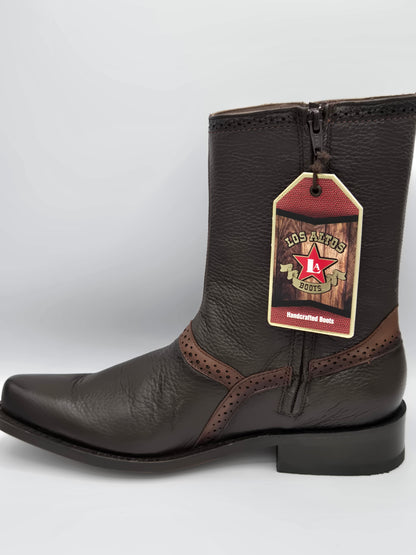 Los Altos Mens Deer Dress Boot - Brown