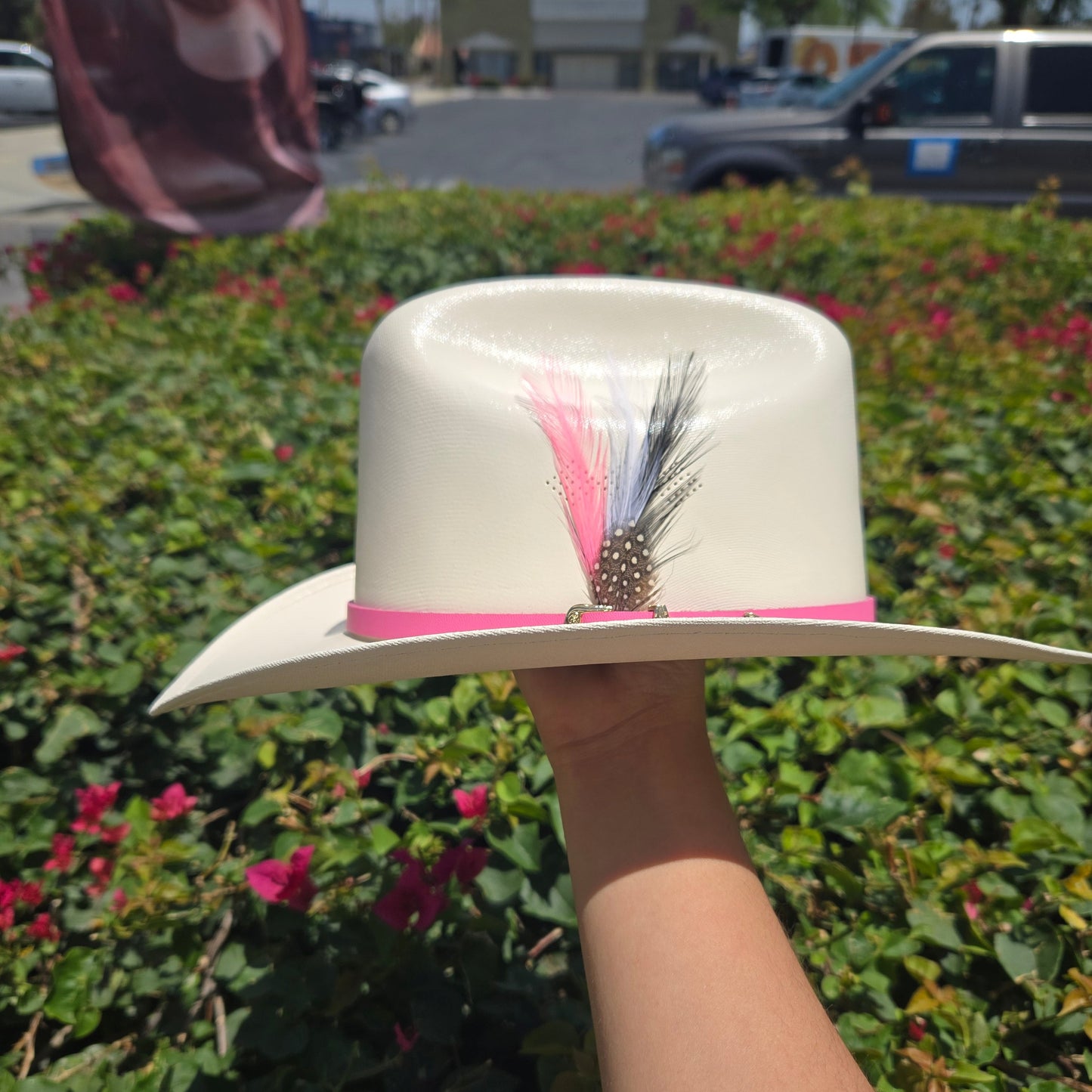 Coquette Nina Sombrero Sinaloa Cowboy Hat - Guadalupana Pink