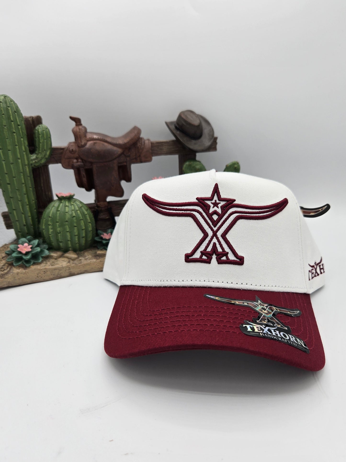 Texhorn Longhorn Star Snapback Hat Gorra