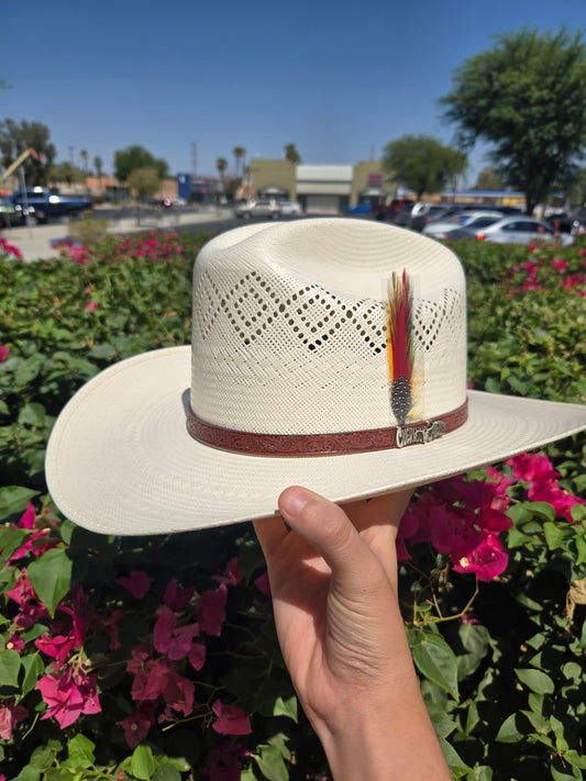 Cuernos Chuecos 100X Johnson Double Diamond Vent Shantung Hat
