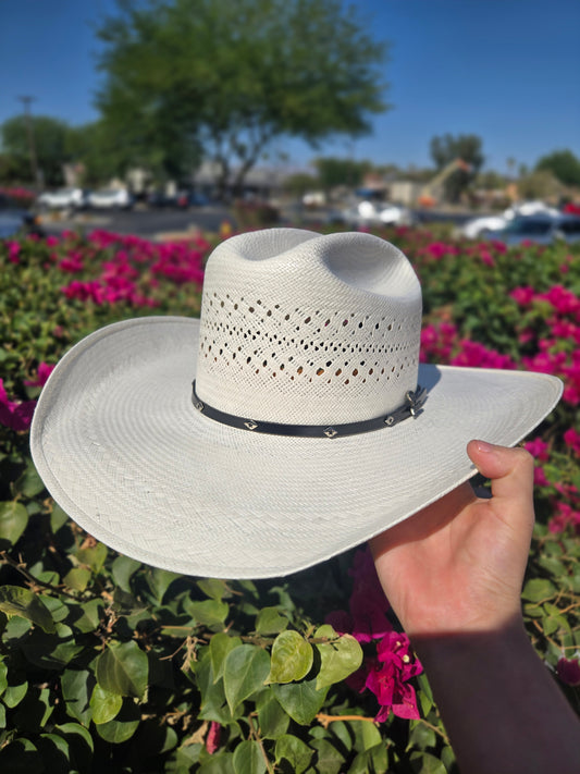 Ariat 20X Cattleman Crease Double S Straw Hat