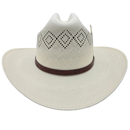 Cuernos Chuecos 100X Johnson Double Diamond Vent Shantung Hat