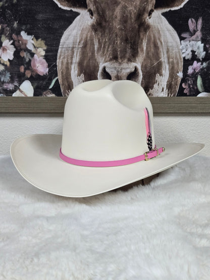 Coquette Sinaloa Telar Sombrero Hat - Guadalupana Pink