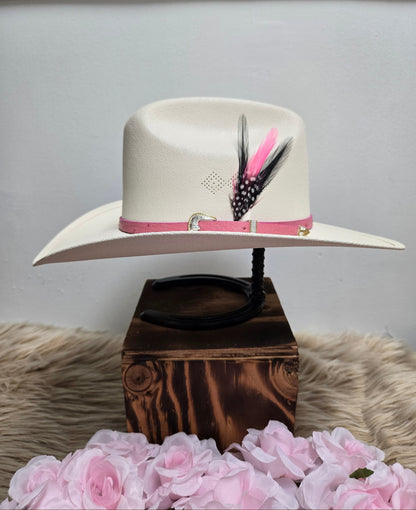 Fresita Nina Sinaloa Sombrero Cowgirl Hat w/ Pink Hatband