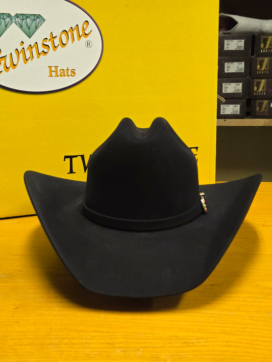 Twinstone 6x Texas Jr Felt Hat - Black