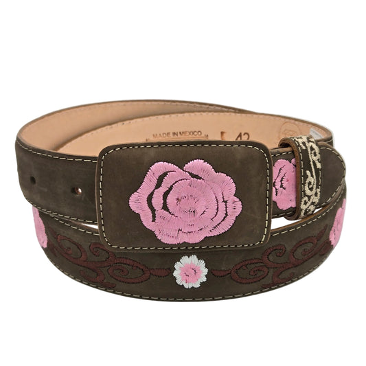 White Diamond Womens Coquette Belt - Tabacco