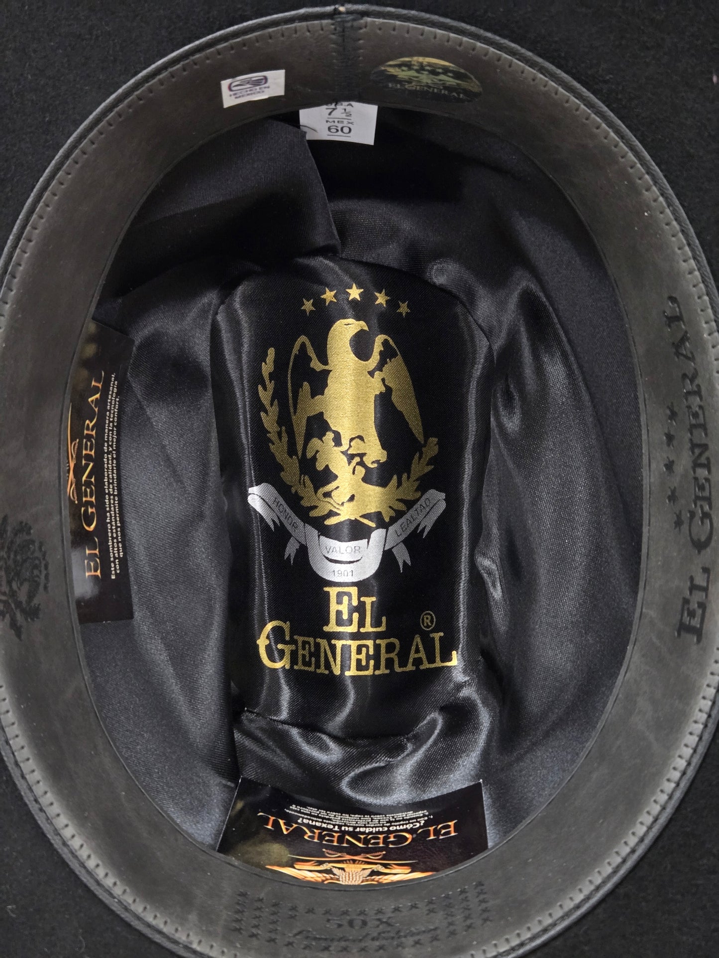 El General 50x Toro Felt Hat - Black
