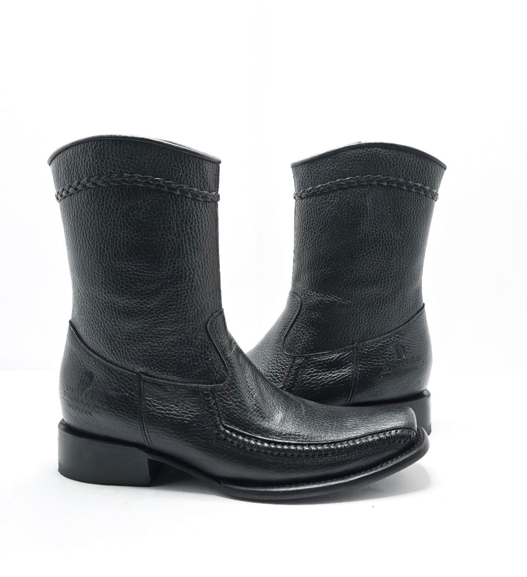 Denver Mens Cairo Low Shaft Leather Boot - Black