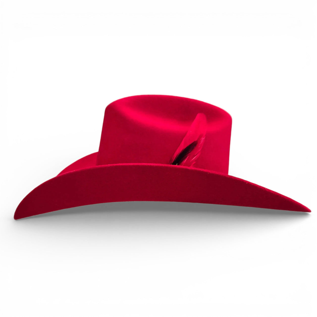 Ruby Roper Wool Felt Texana Hat - Red