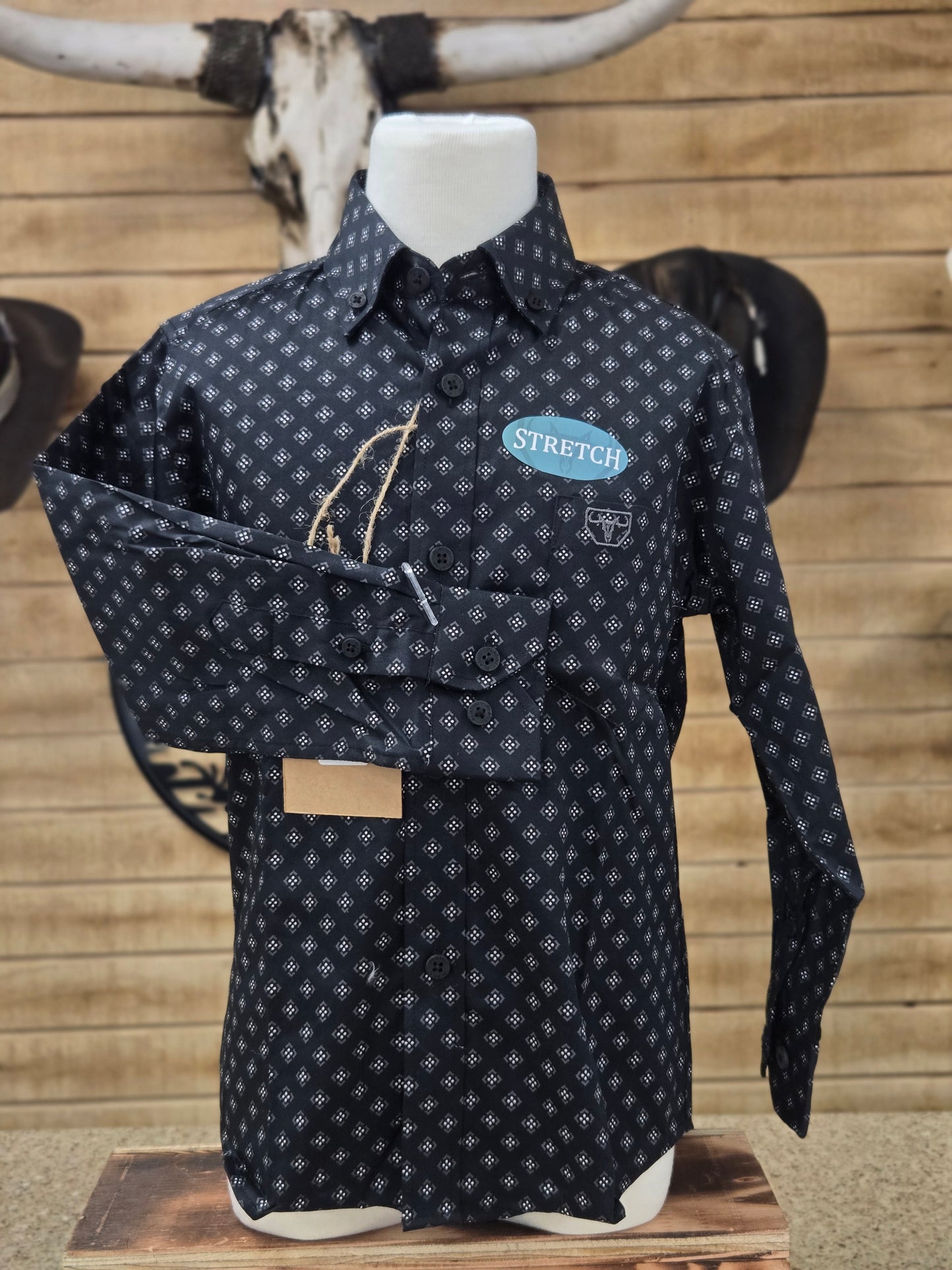 Platini Kids Monogram Print (Black)