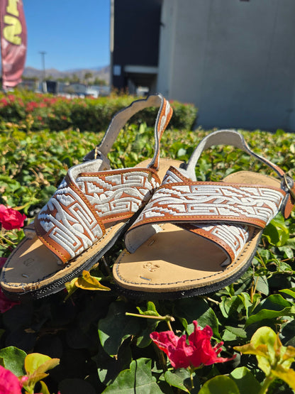 Huarache Cruzados Imaticion Piteado - Honey
