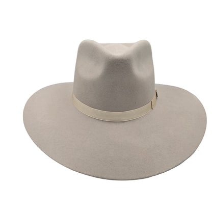 White Diamond Bunbury Wool Felt Hat