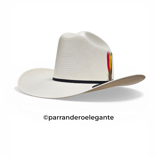 Cuernos Chuecos 100x Durango Shantung Hat