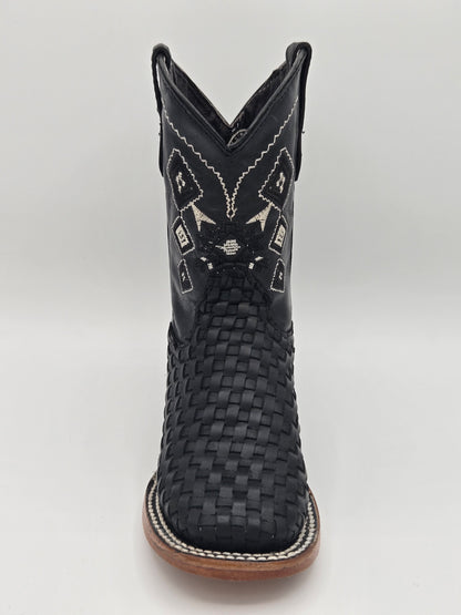 Rockem Kids Woven Boots - Black